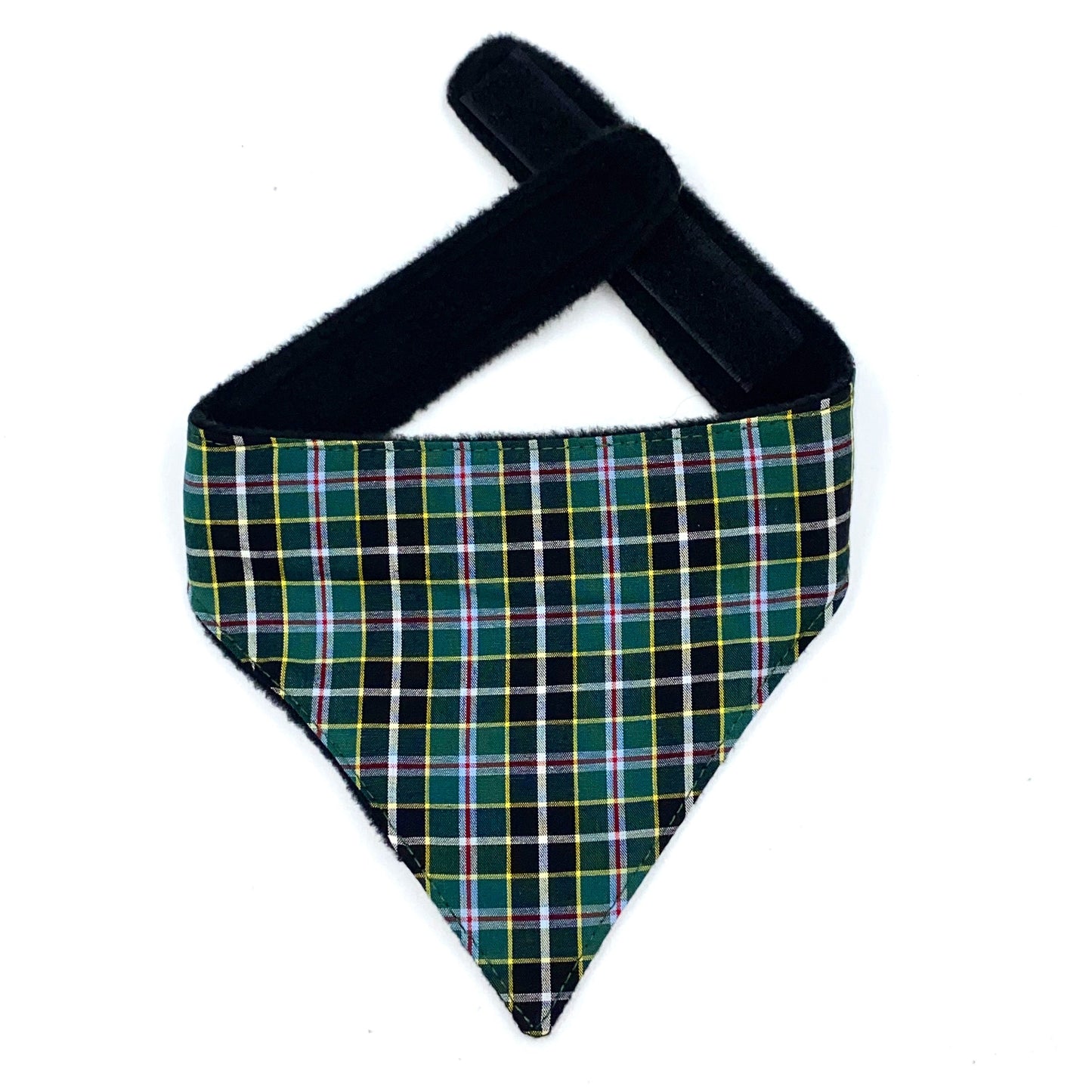 Nexus Pet Care Cornish Field Hunt tartan dog bandanna lifestyle product shot