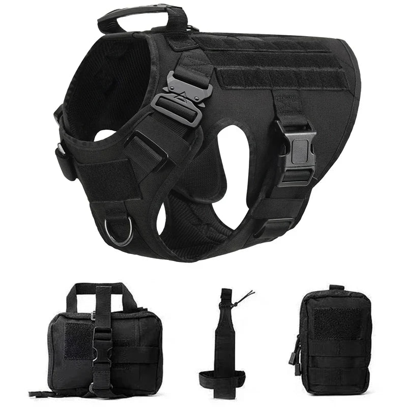 Tactical Military Dog Harness and Leash Set - Nexus Pet Care