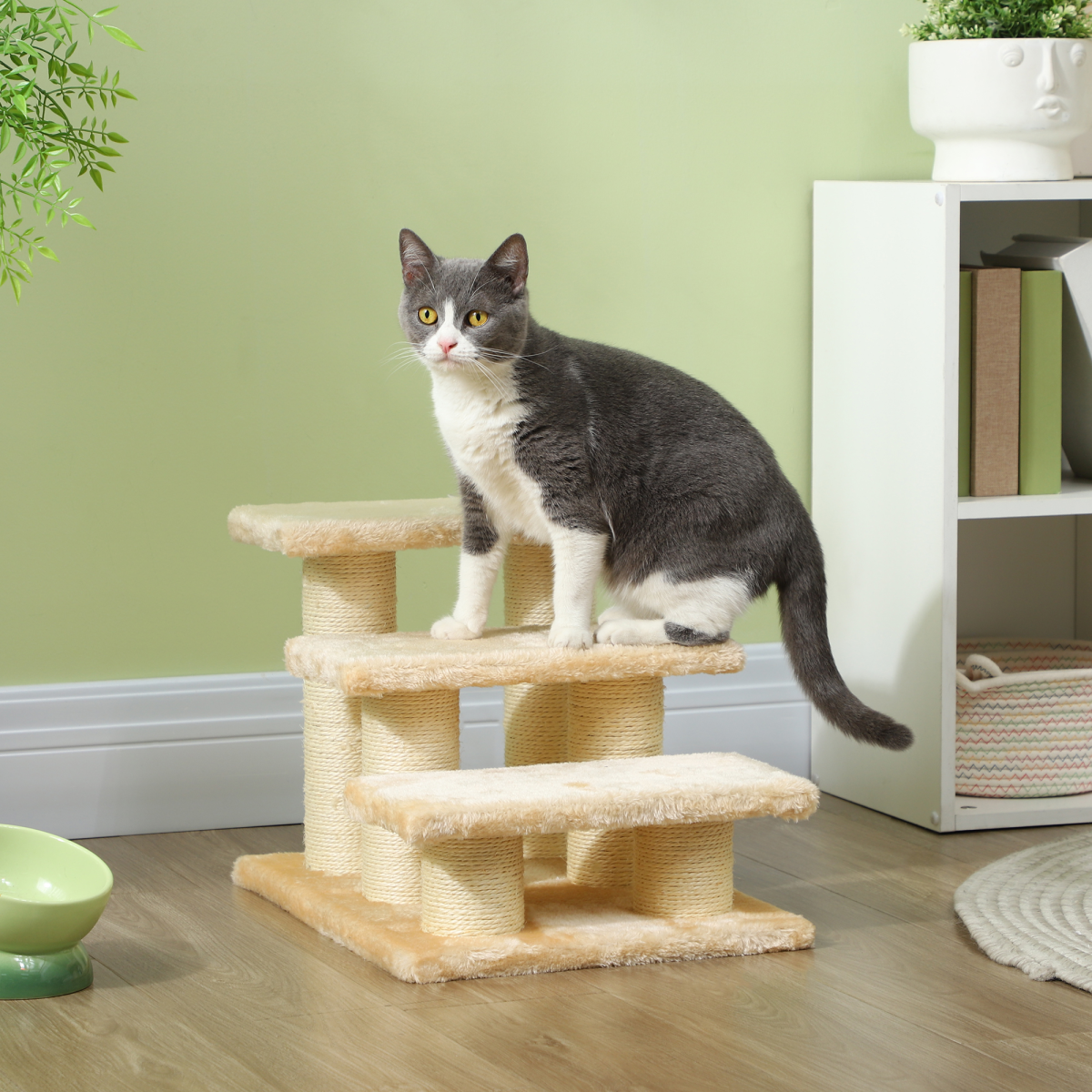 Cat Steps Portable Pet Stairs Little Older Doggy Dog Assist Step Assistance Use