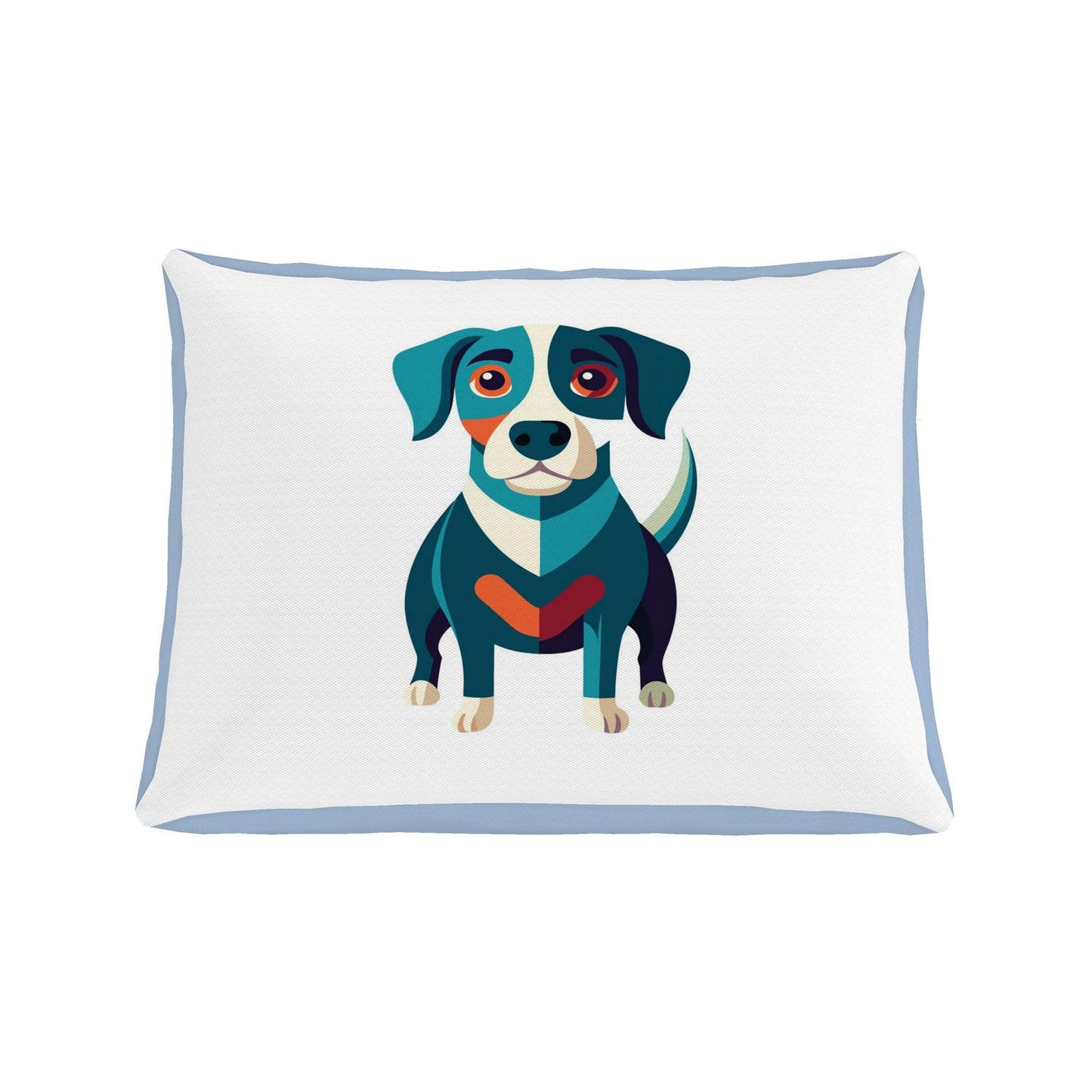 Dog Pet Bed with Unique Cubism Design