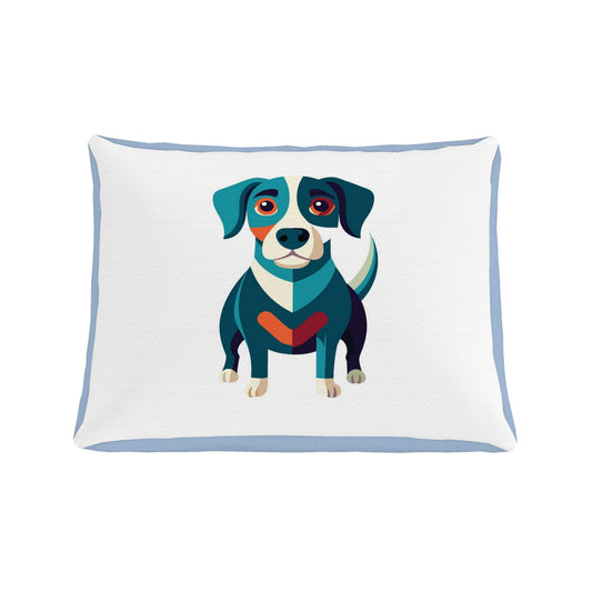 Dog Pet Bed with Unique Cubism Design