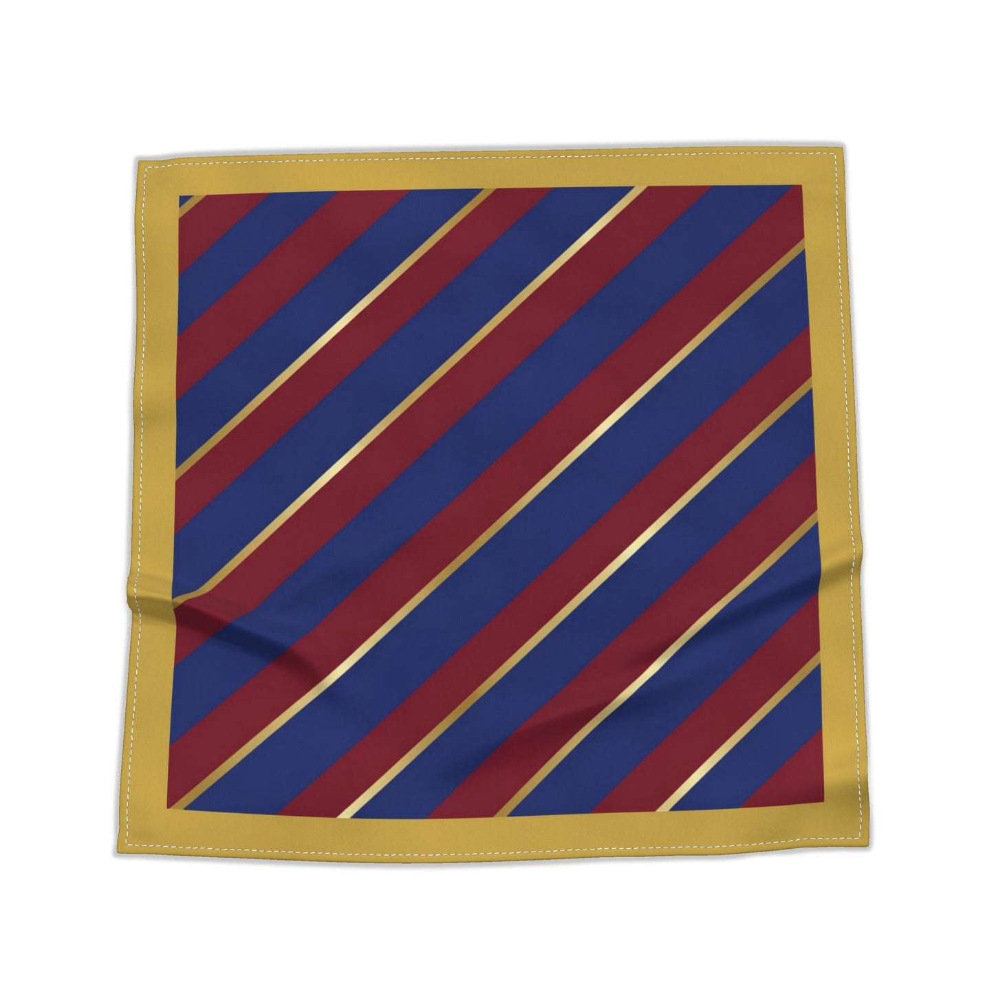 Claret & Blue Stripe Dog Bandana | Football Supporter Pet Accessory
