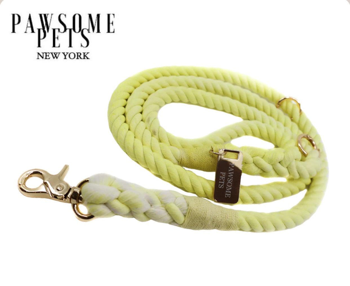 Dog Rope Leash-Lemon
