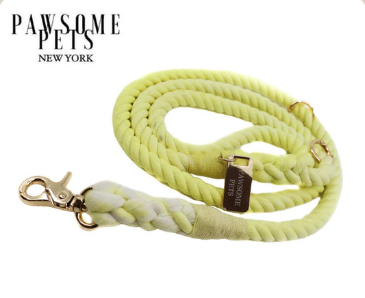 Dog Rope Leash-Lemon