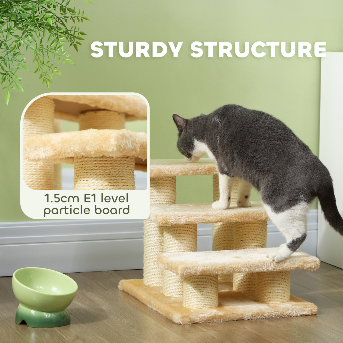 Cat Steps Portable Pet Stairs Little Older Doggy Dog Assist Step Assistance Use