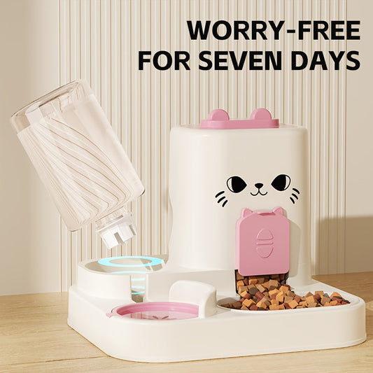 Automatic Cat Feeder & Water Dispenser Set