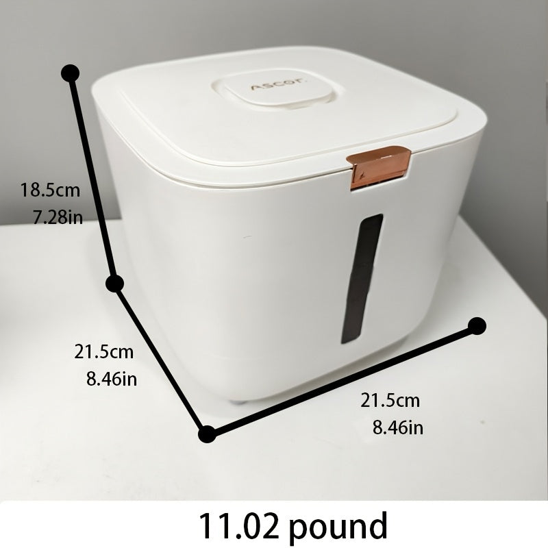 Pet Food Storage Container with Flip-Top Lid