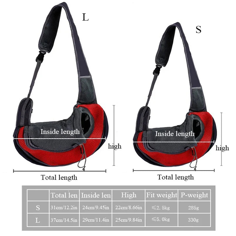 Breathable Mesh Dog Backpack Carrier