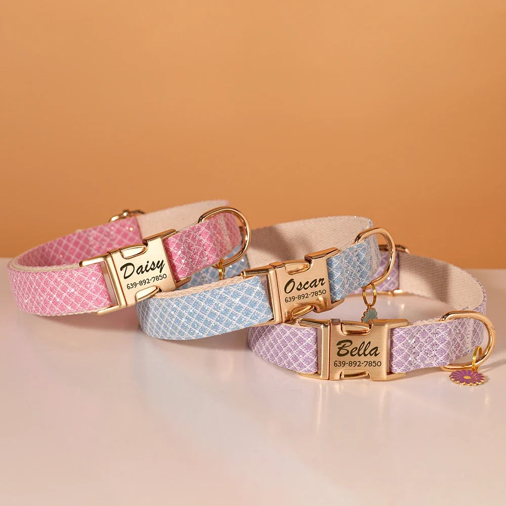 Custom Dog Collar Bling with Free Engraving
