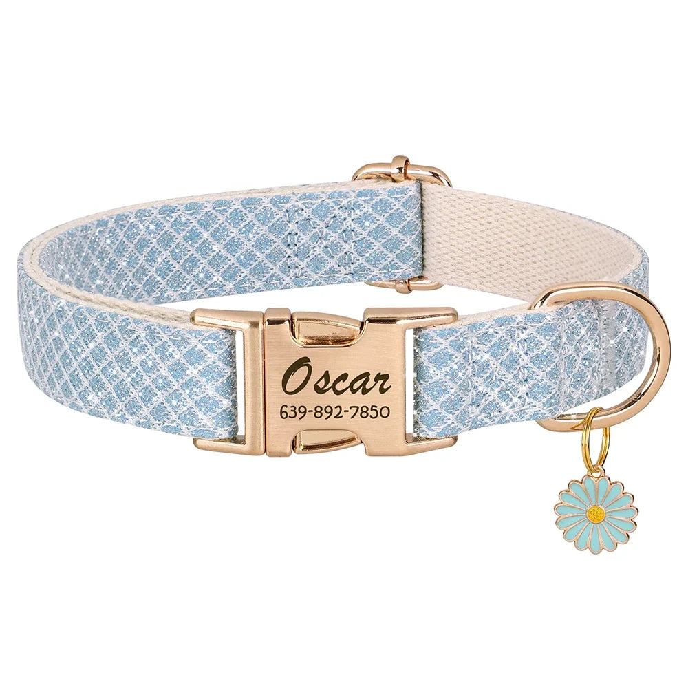 Custom Dog Collar Bling with Free Engraving