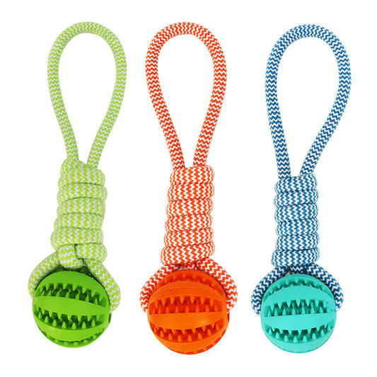 Dental Health Pet Rope Ball Toy - Nexus Pet Care