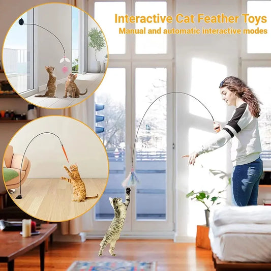 Interactive Butterfly Cat Teaser Toy - Nexus Pet Care