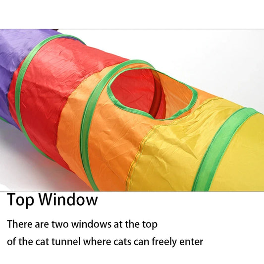 Interactive Foldable Cat Tunnel - Nexus Pet Care