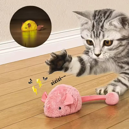 Squeaky Plush Mouse Cat Toy - Nexus Pet Care