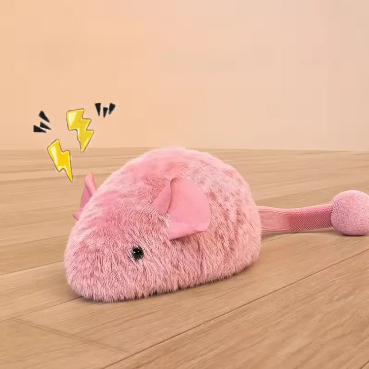 Squeaky Plush Mouse Cat Toy
