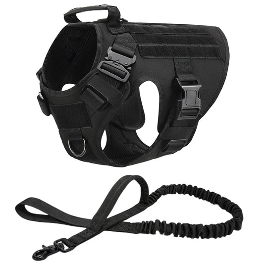 Tactical Military Dog Harness and Leash Set - Nexus Pet Care