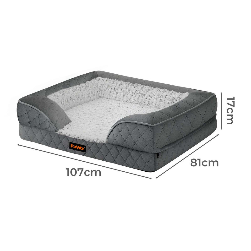 Pawz Orthopedic Memory Foam Pet Bed Dog Washable Mat-1