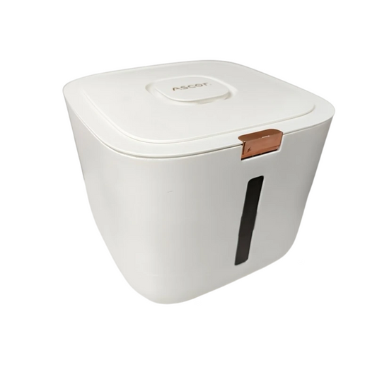 Pet Food Storage Container with Flip-Top Lid